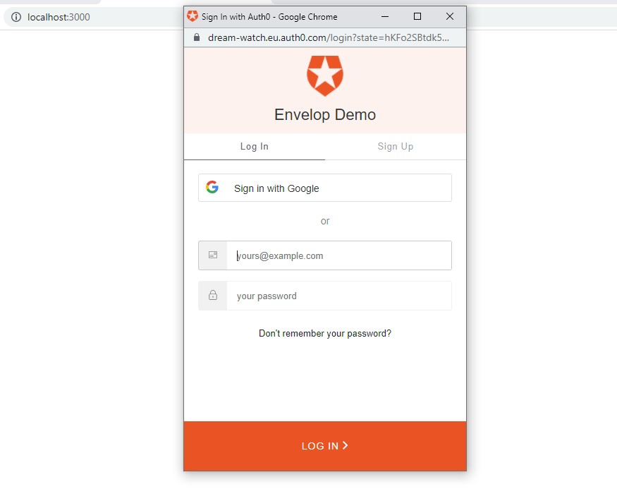 Auth0 Create Application
